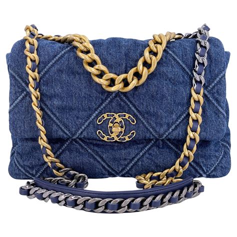 chanel 19 denim price|chanel 19 flap bag.